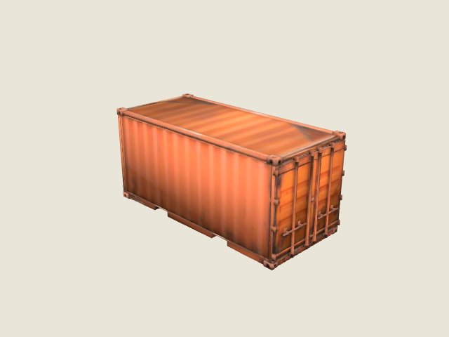 Corrugated container preview