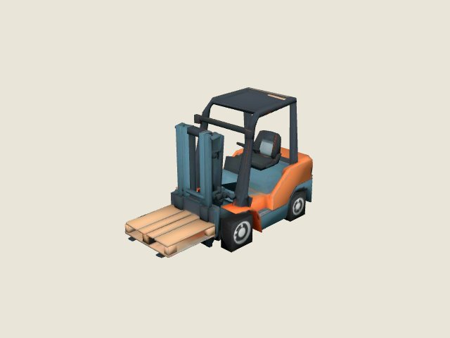 Yard forklift preview